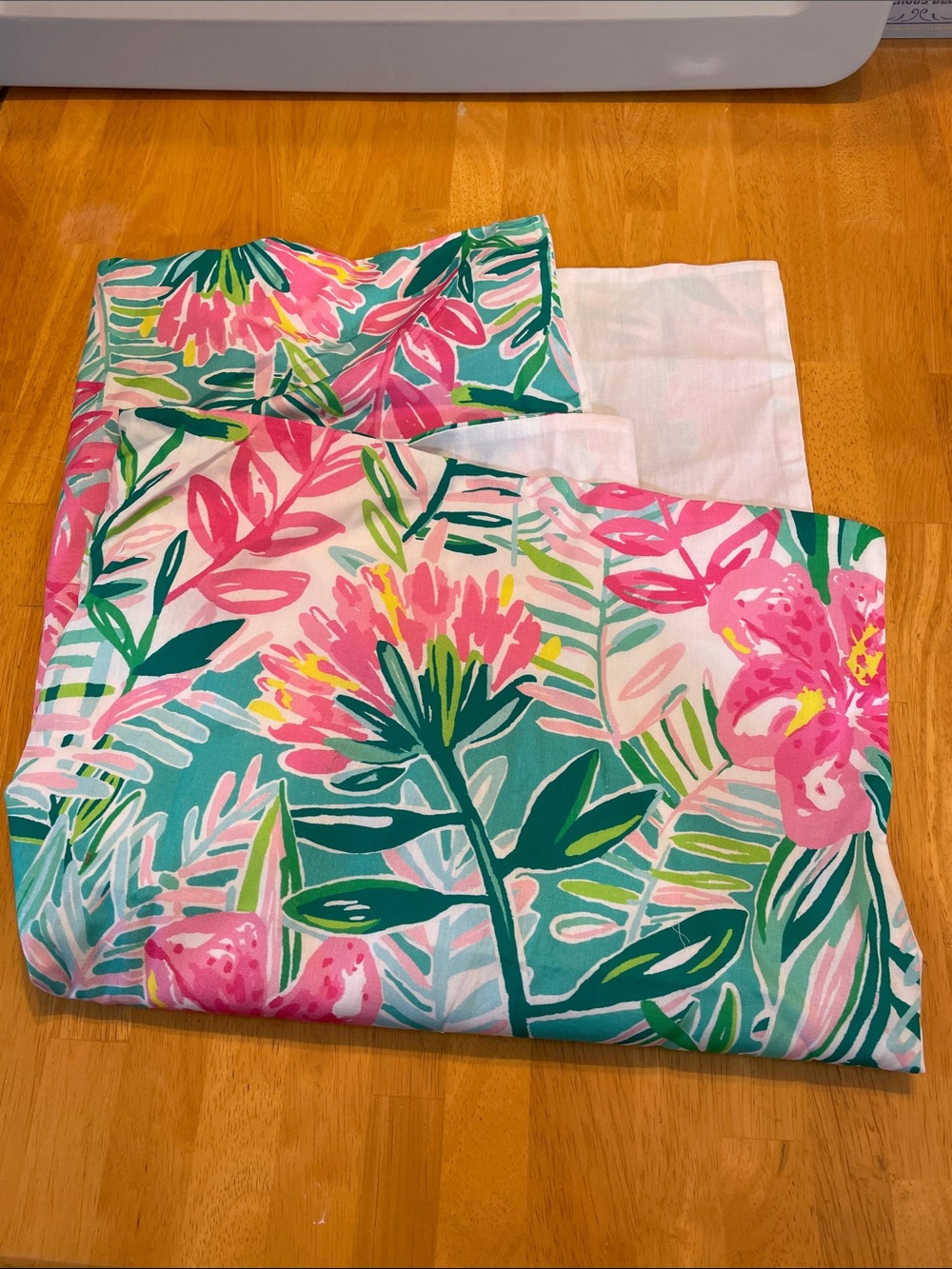 Lilly Pulitzer x Pottery Barn Jungle Lilly Pillowcase Sham Cover 25 inches